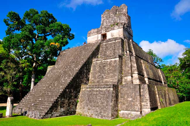 Tikal National Park hosts one of the most well conserved Maya vestige in the world.